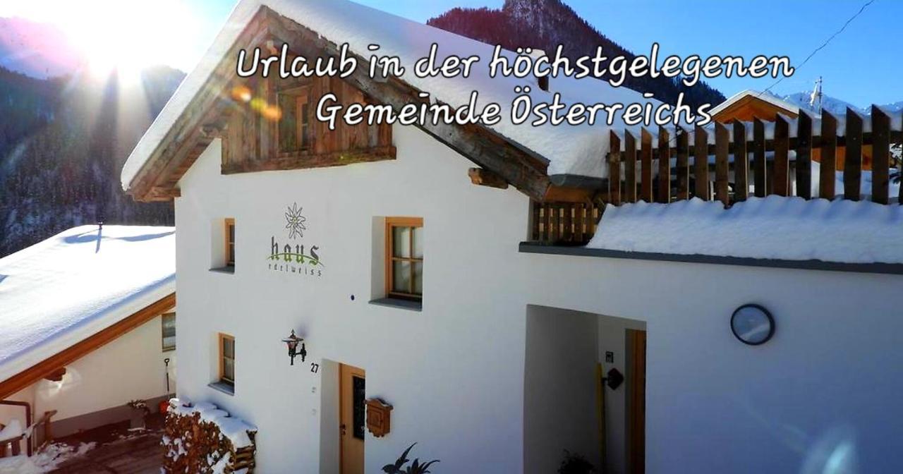 Haus Edelweiss Spiss Bei Samnaun Exteriér fotografie